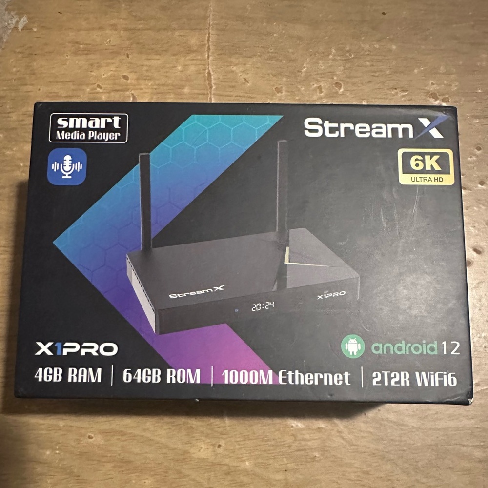 Stream X X1Pro Smart Media Player - Black